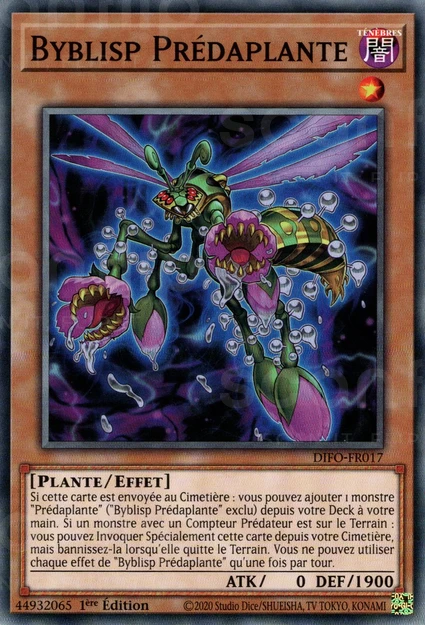 YGO [FR] DIFO-FR017 BYBLISP PREDAPLANTE (COMMUNE)