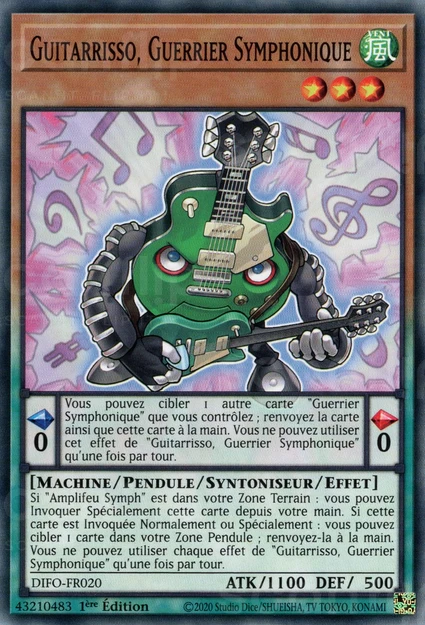 YGO [FR] DIFO-FR020 GUITARRISSO, GUERRIER SYMPHONIQUE (COMMUNE)