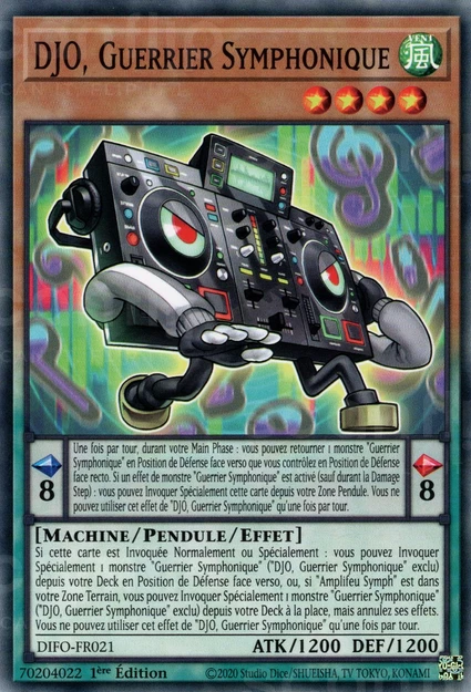YGO [FR] DIFO-FR021 DJO, GUERRIER SYMPHONIQUE (COMMUNE)