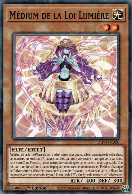 YGO [FR] DIFO-FR026 MEDIUM DE LA LOI LUMIERE (COMMUNE)