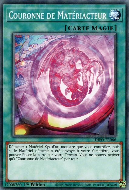 YGO [FR] DIFO-FR066 COURONNE DE MATERIACTEUR (COMMUNE)