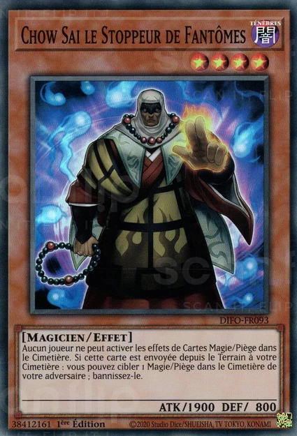 YGO [FR] DIFO-FR093 CHOW SAI LE STOPPEUR DE FANTOMES (SUPER RARE)