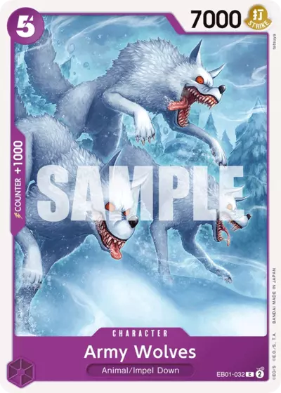 EB01-032 ARMY WOLVES