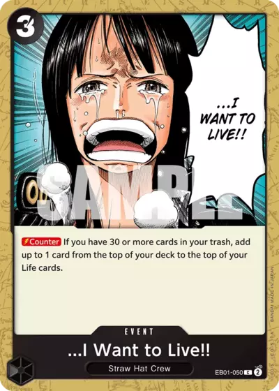 Visuel EB01-050 ...I WANT TO LIVE!!