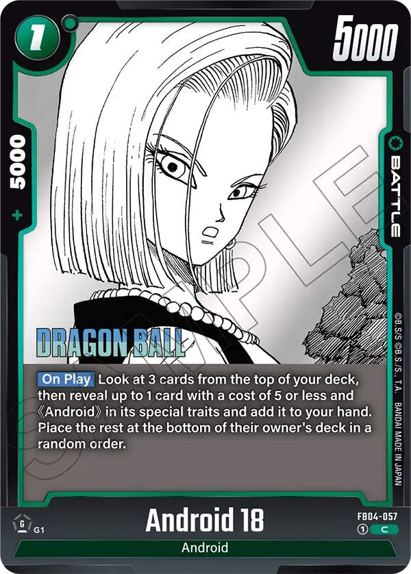 DBFW [EN] SB02 FB04 057 ANDROID 18 (COMMUNE)