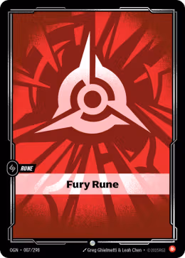 LOL [EN] OGN 007 FURY RUNE // RUNE (COMMUNE)