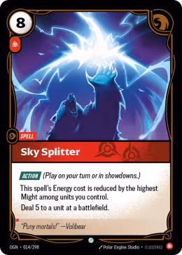 LOL [EN] OGN 014 SKY SPLITTER // SPELL (COMMUNE)