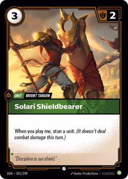 LOL [EN] OGN 051 SOLARI SHIELDBEARER // UNIT (COMMUNE)