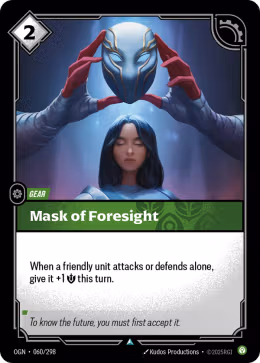 LOL [EN] OGN 060 MASK OF FORESIGHT // GEAR (UNCO)