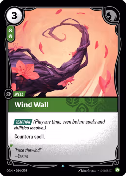 LOL [EN] OGN 064 WIND WALL // SPELL (UNCO)
