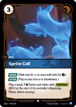 LOL [EN] OGN 094 SPRITE CALL // SPELL (COMMUNE)