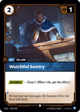LOL [EN] OGN 096 WATCHFUL SENTRY // UNIT (COMMUNE)