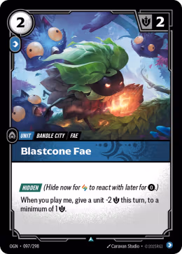 LOL [EN] OGN 097 BLASTCONE FAE // UNIT (UNCO)