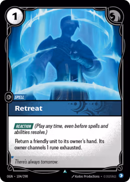 LOL [EN] OGN 104 RETREAT // SPELL (UNCO)