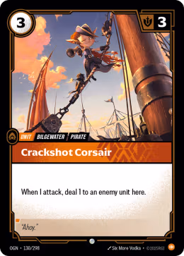 LOL [EN] OGN 130 CRACKSHOT CORSAIR // UNIT (COMMUNE)