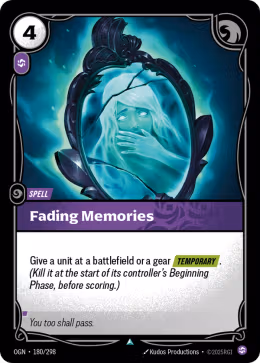 LOL [EN] OGN 180 FADING MEMORIES // SPELL (UNCO)