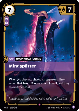 LOL [EN] OGN 192 MINDSPLITTER // UNIT (RARE)
