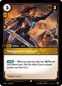 LOL [EN] OGN 218 VANGUARD CAPTAIN // UNIT (COMMUNE)