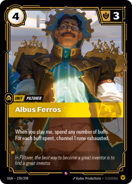 LOL [EN] OGN 230 ALBUS FERROS // UNIT (RARE)