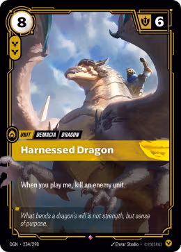LOL [EN] OGN 234 HARNESSED DRAGON // UNIT (RARE)