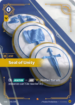 LOL [EN] OGN 245 SEAL OF UNITY // GEAR (EPIC)