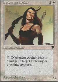MTG [EN] CHR 005 ARCHERE D'AVENANT (CREATURE : HUMAIN ET SOLDAT ET ARCHER)