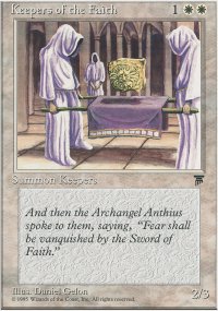 MTG [EN] CHR 009 KEEPERS OF THE FAITH (CREATURE : HUMAIN ET CLERC)