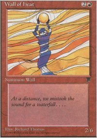MTG [EN] CHR 055 WALL OF HEAT (CREATURE : MUR)