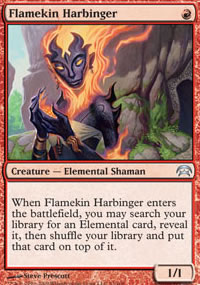 MTG [EN] HOP 053 FLAMEKIN HARBINGER (CREATURE - ELEMENTAL SHAMAN)