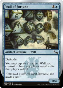 MTG UST 050 WALL OF FORTUNE - [EN]