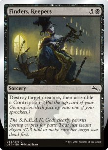 MTG UST 055 FINDERS, KEEPERS - [EN]