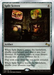 MTG UST (FOIL) 158 SPLIT SCREEN - [EN]