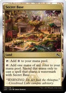 MTG UST 165E SECRET BASE 5 - [EN]