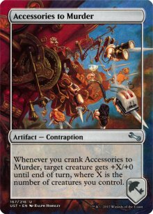 MTG UST 167 ACCESSORIES TO MURDER - [EN]
