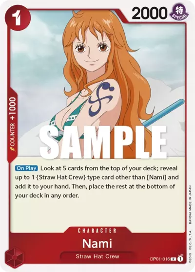 OP [EN] OP01 016 NAMI (RARE)