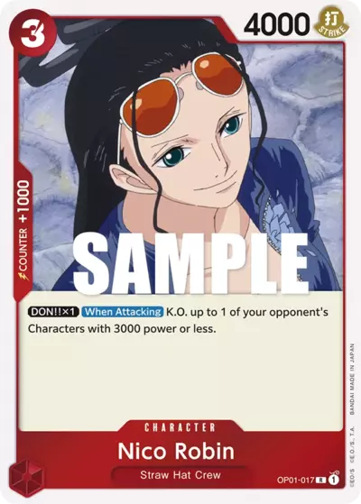 OP [EN] OP01 017 NICO ROBIN (RARE)