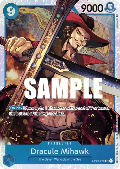 OP [EN] OP01 070 DRACULE MIHAWK (SUPER RARE)