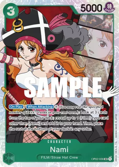 OP02 036 NAMI (SUPER RARE) - [EN]
