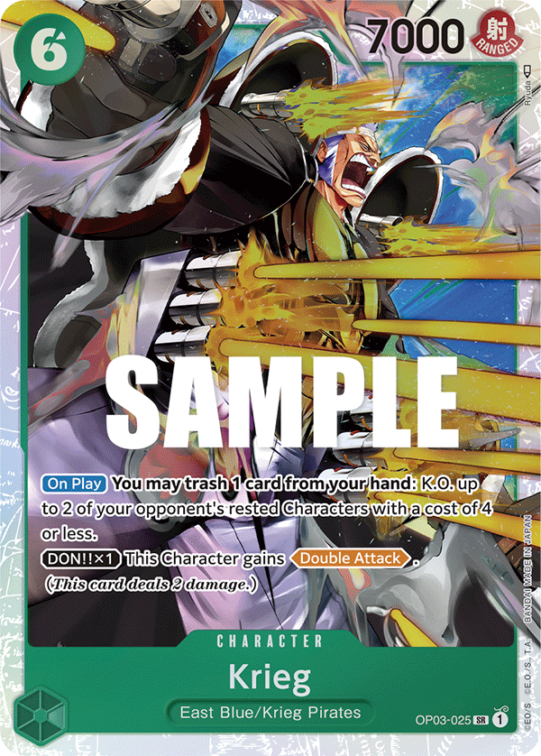 OP03 025 KRIEG (SUPER RARE) - [EN]