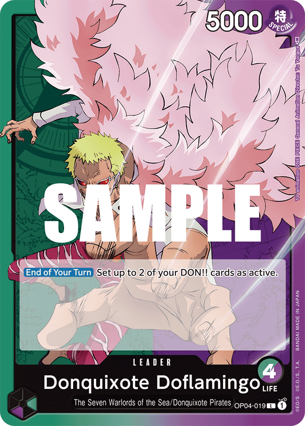 OP04 019 DONQUIXOTE DOFLAMINGO (LEADER) - [EN]