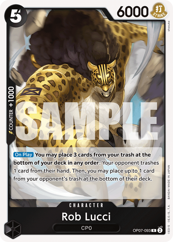 OP [EN] OP07 093 ROB LUCCI (RARE)