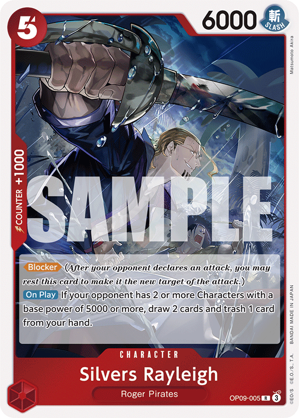 OP [EN] OP09 005 SILVERS RAYLEIGH (RARE)