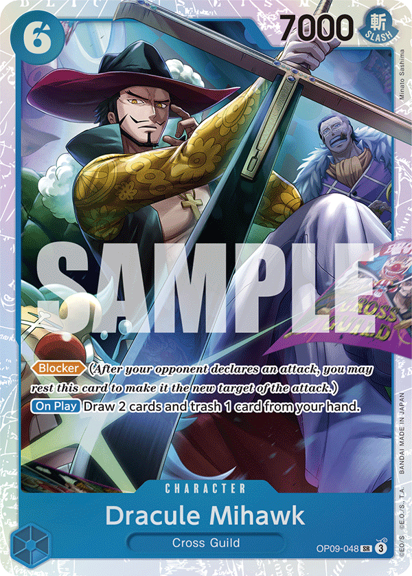 OP [EN] OP09 048 DRACULE MIHAWK (SUPER RARE)
