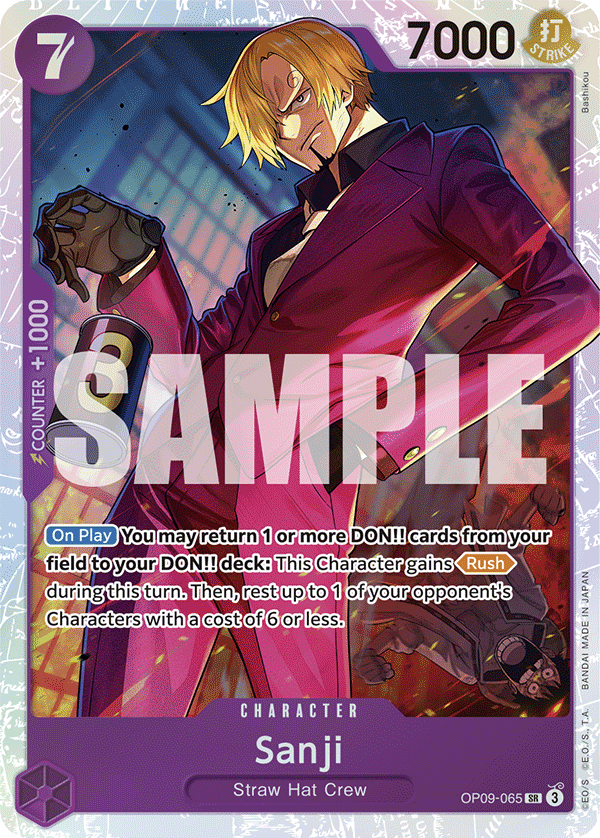 OP [EN] OP09 065 SANJI (SUPER RARE)
