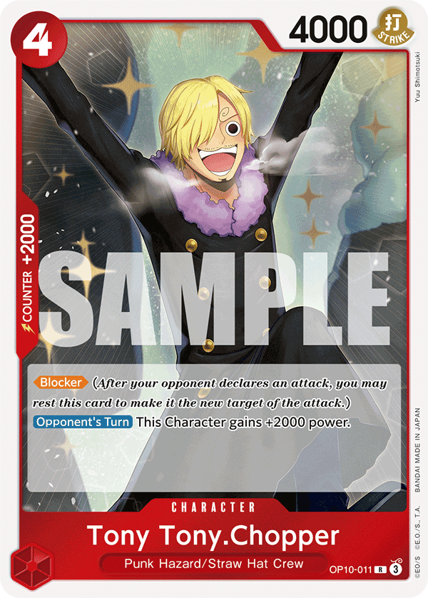 OP [EN] OP10 011 TONY TONY.CHOPPER (RARE)