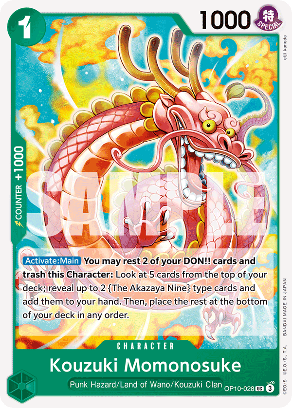 OP [EN] OP10 028 KOUZUKI MOMONOSUKE (UNCO)