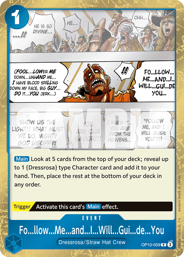 OP [EN] OP10 059 FO...LLOW...ME...AND...I...WILL...GUI...DE...YOU (RARE)