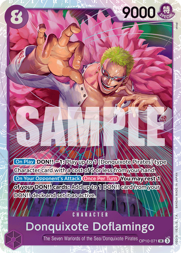 OP [EN] OP10 071 DONQUIXOTE DOFLAMINGO (SUPER RARE)