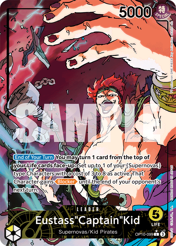 OP [EN] OP10 (ALT) 099 EUSTASS"CAPTAIN"KID (LEADER)