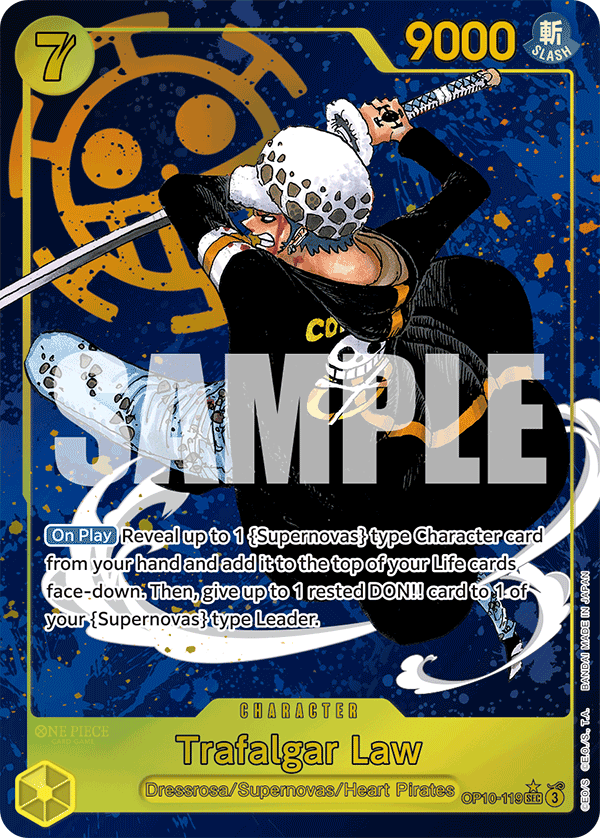OP [EN] OP10 (ALT) 119 TRAFALGAR LAW (SECRETE)